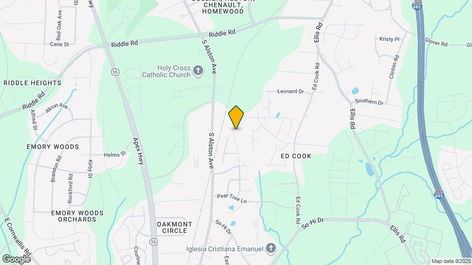 2505 Magnolia Tree Ln Map and Location Details