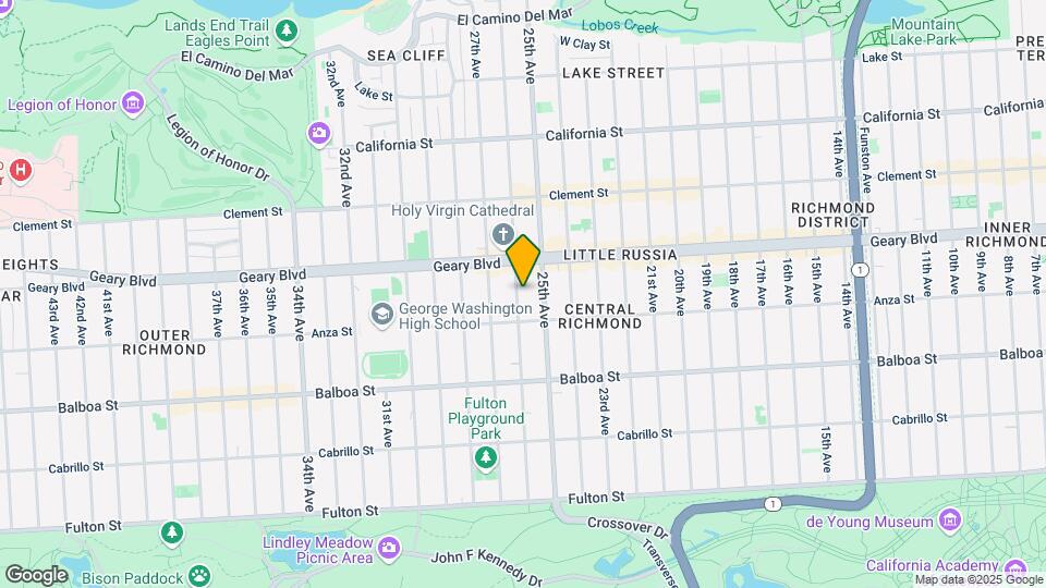 550 26th Ave Map and Location Details