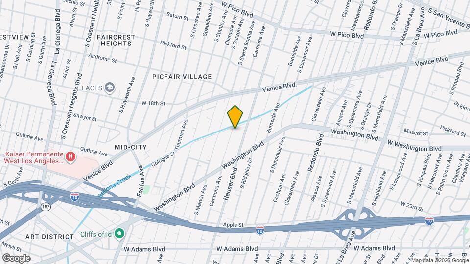 1808 Carmona Ave, Unit Apt 1 Map and Location Details