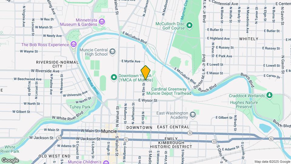 642 N Elm St Map and Location Details