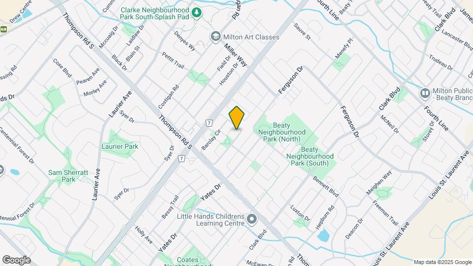 1065 Barclay Cir Map and Location Details