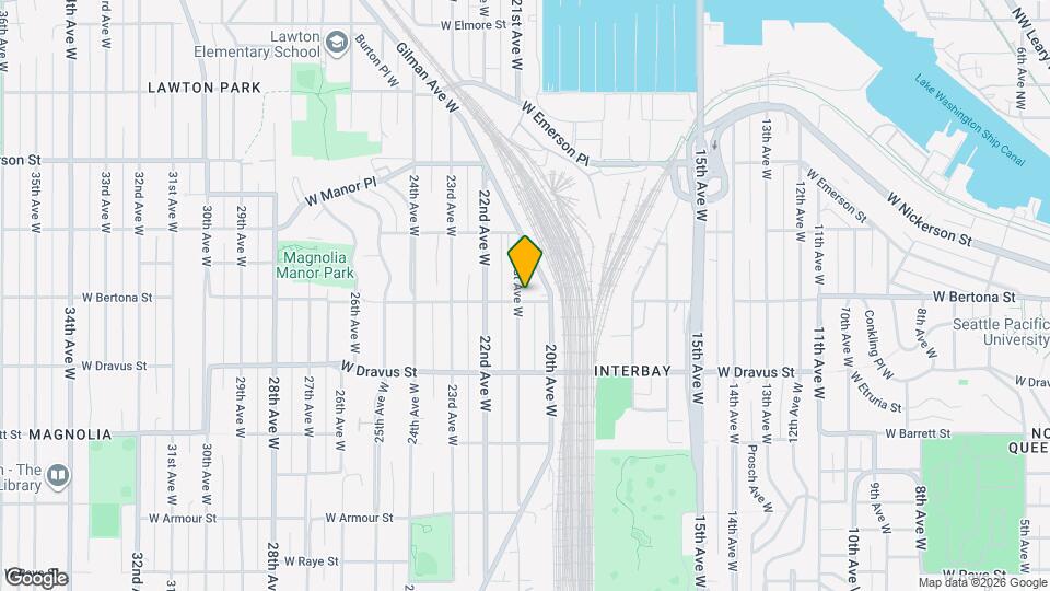 2022 W Bertona St Map and Location Details