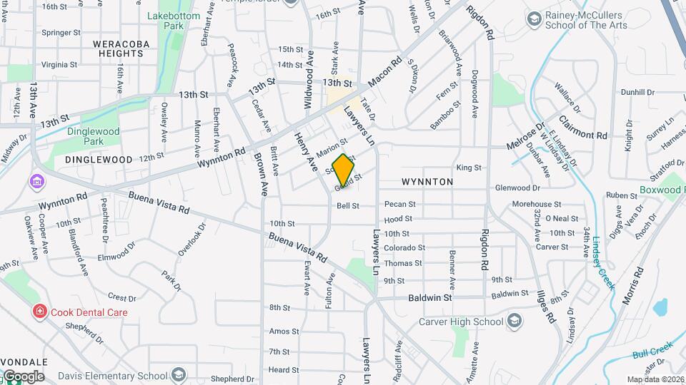 2418 Gould St Map and Location Details