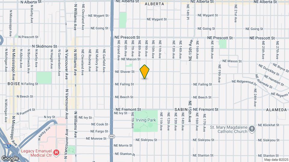 3911 NE 9th Ave Map and Location Details