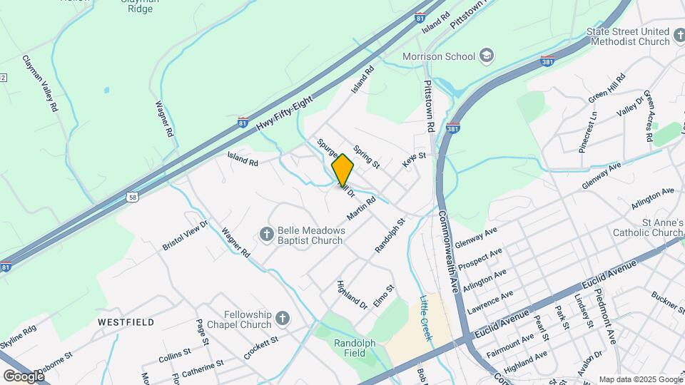 428 Hill Dr Map and Location Details