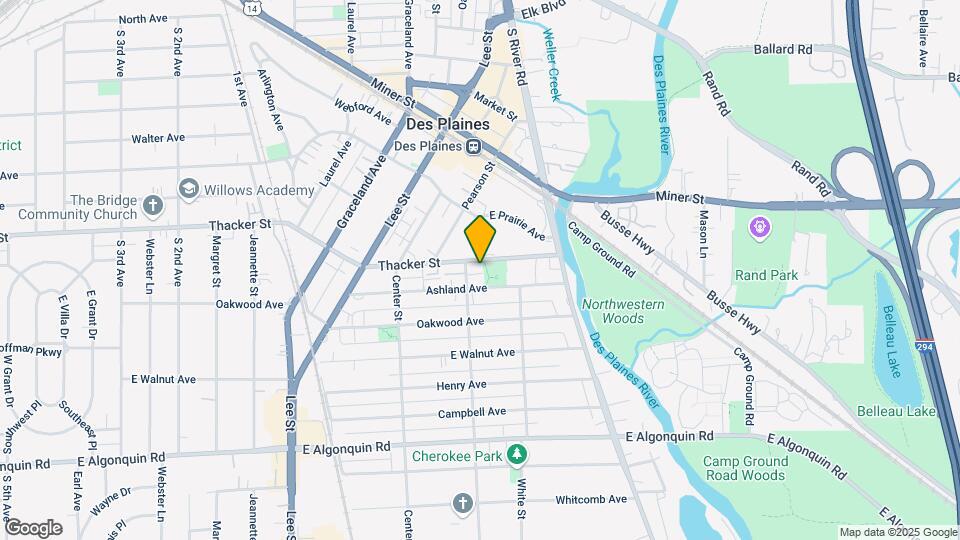 1525 Thacker St Map and Location Details