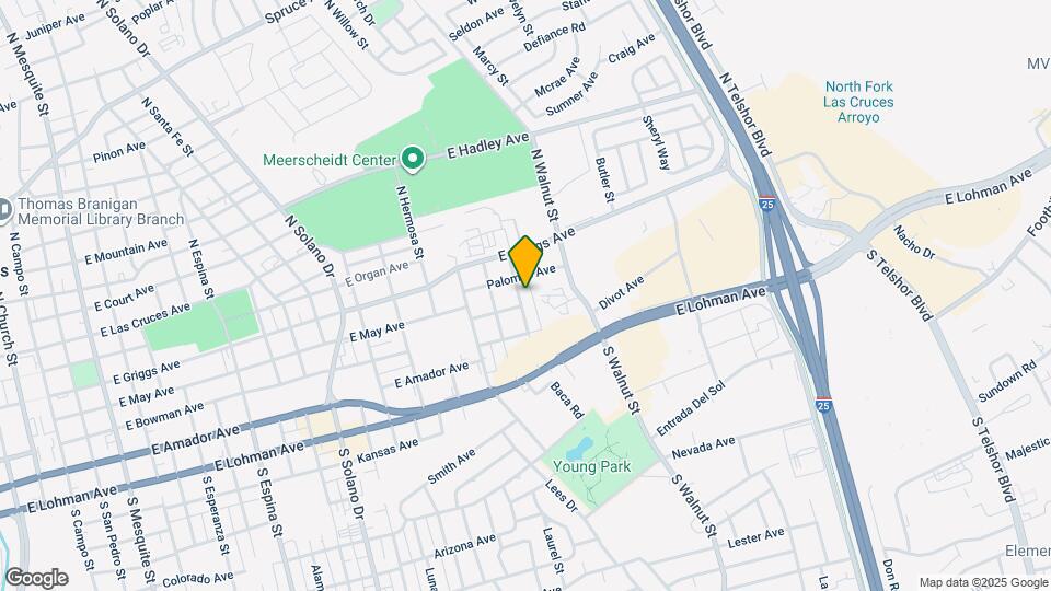 235 Cottonwood St Mapa y Detalles de la Ubicación