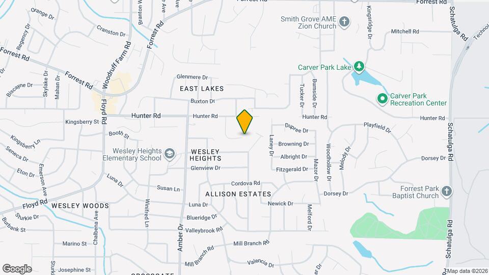 7002 Hunter Hill Ct Map and Location Details