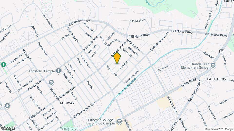 2161 Taylor Pl Map and Location Details