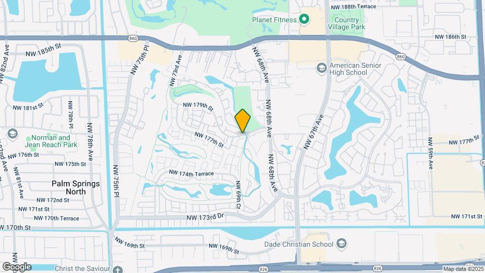 6900 NW 179th St-Unit -Apt 203 Map and Location Details