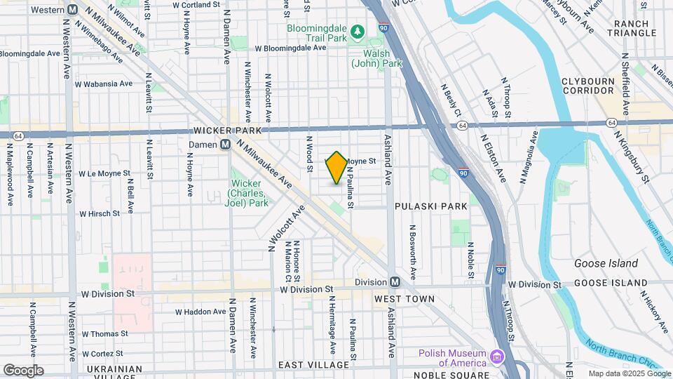 1720 W Beach Ave, Unit 2 Mapa y Detalles de la Ubicación
