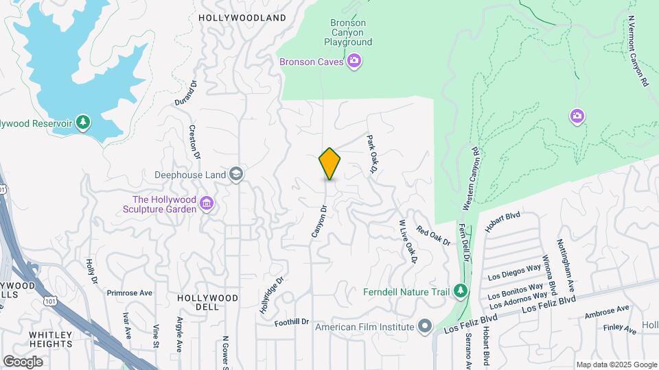 2424 Canyon Dr Map and Location Details