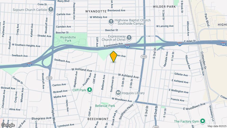 4518 Southcrest Dr Map and Location Details