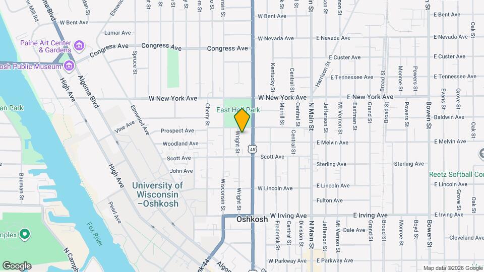 1014 Wright St Map and Location Details