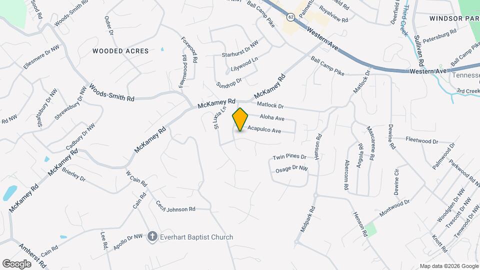 5721 Jamaica Ln Map and Location Details