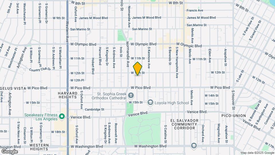 1216 1/2 S Mariposa Ave-Unit -#1216 Map and Location Details