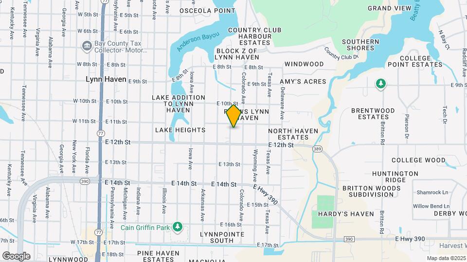 1103 Mississippi Ave Map and Location Details