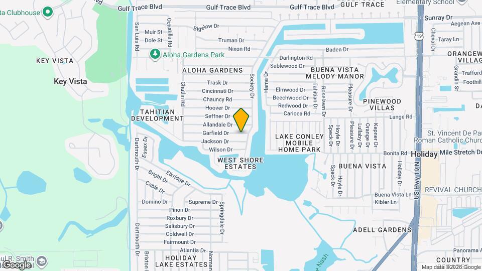 3538 Garfield Dr Map and Location Details