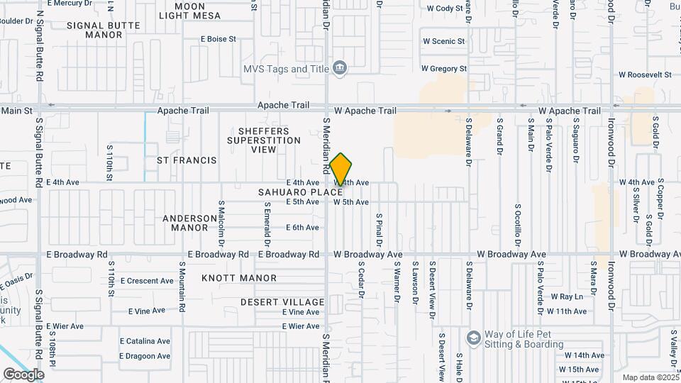 Fifth Avenue MHP Mapa y Detalles de la Ubicación