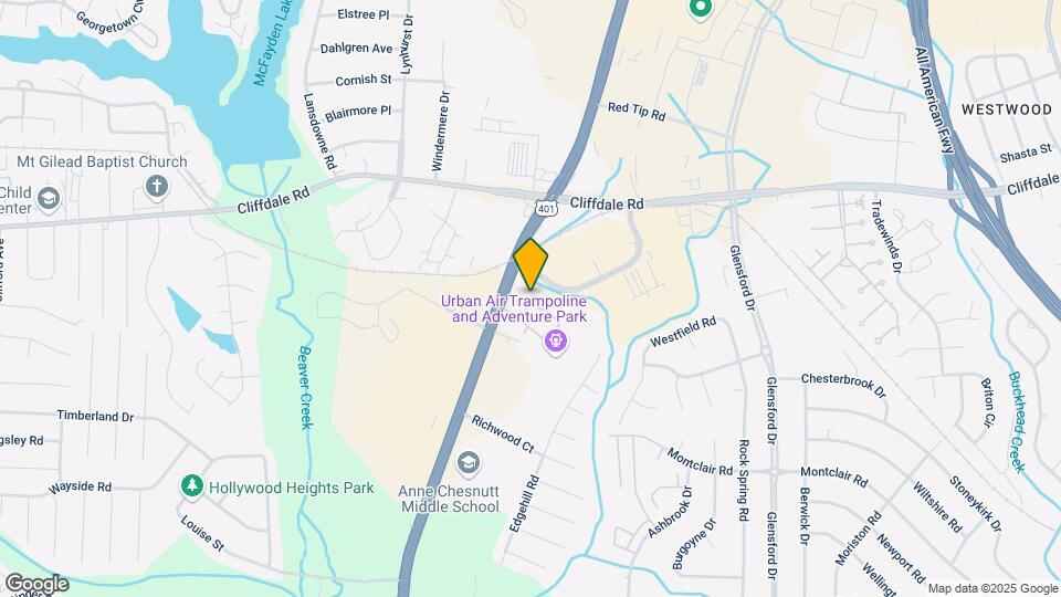 5841 Century Oaks Dr Map and Location Details