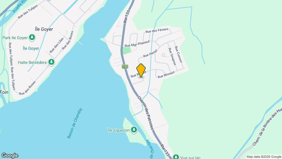 37 Lussier Rue Map and Location Details