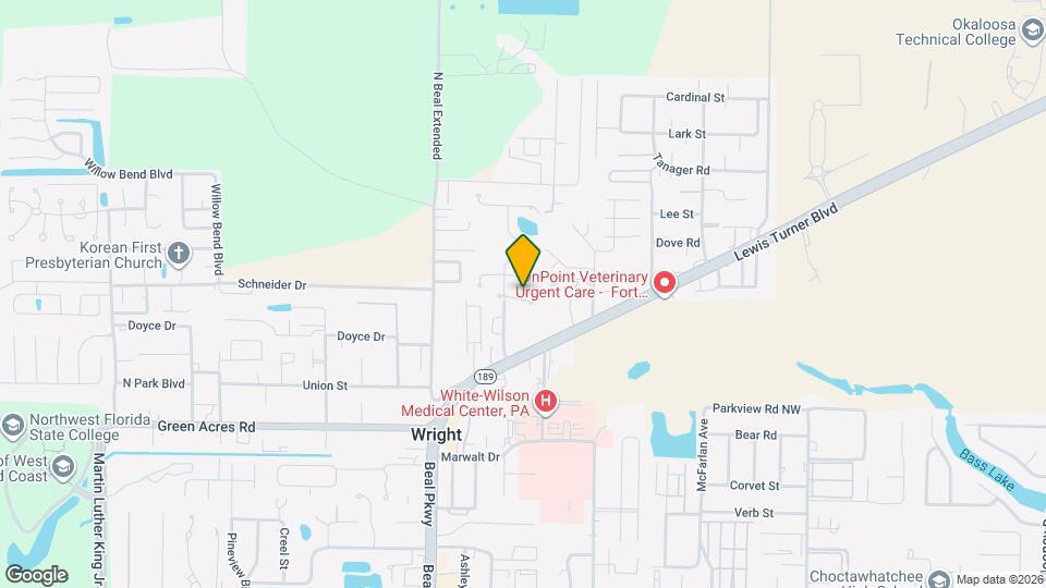 1406 Ariel Ln Map and Location Details