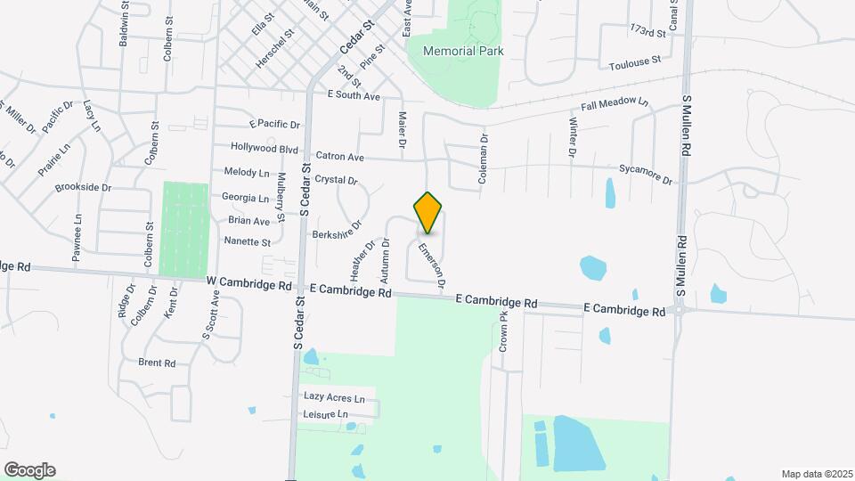 801 Emerson Dr Map and Location Details