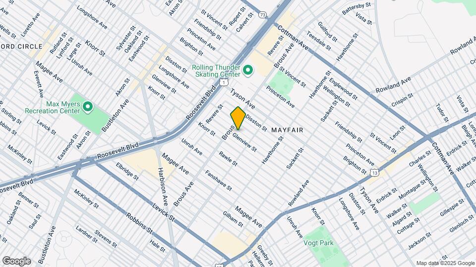 2917 Glenview St Map and Location Details