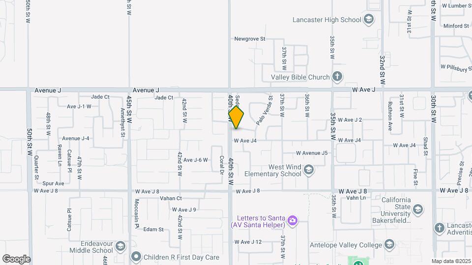 3840 Sago St Map and Location Details