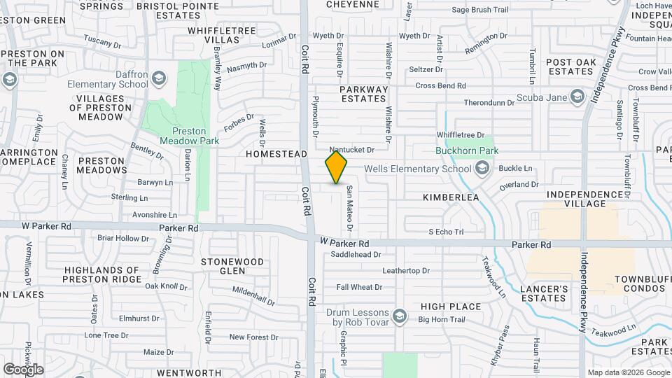 3902 San Mateo Dr Map and Location Details