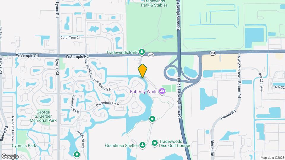 2590 Carambola Cir N Map and Location Details