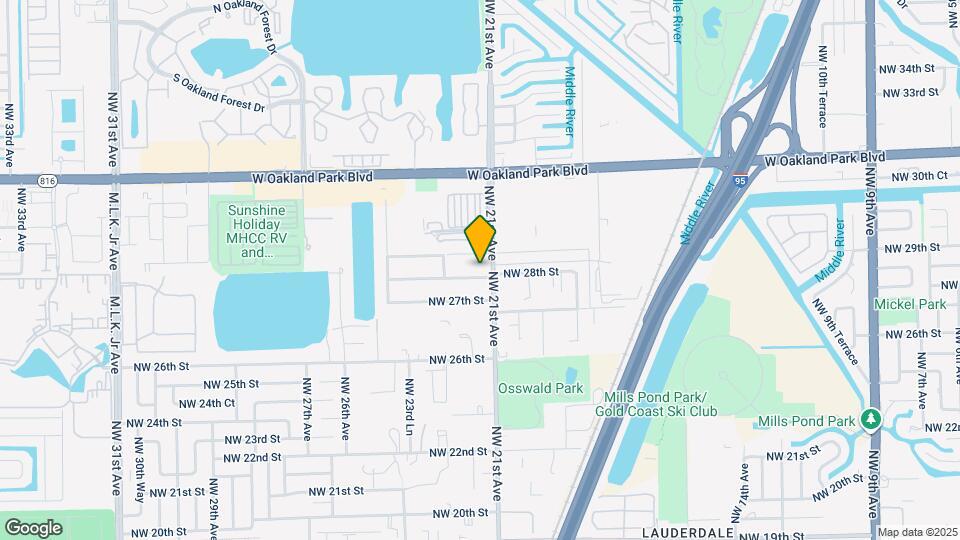 2121 NW 28th St Map and Location Details