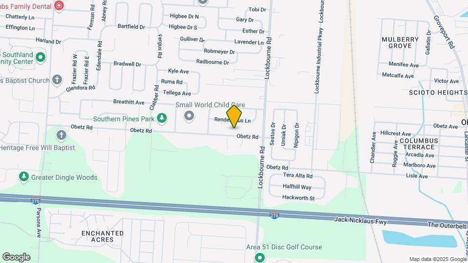 1174 Obetz Rd Map and Location Details