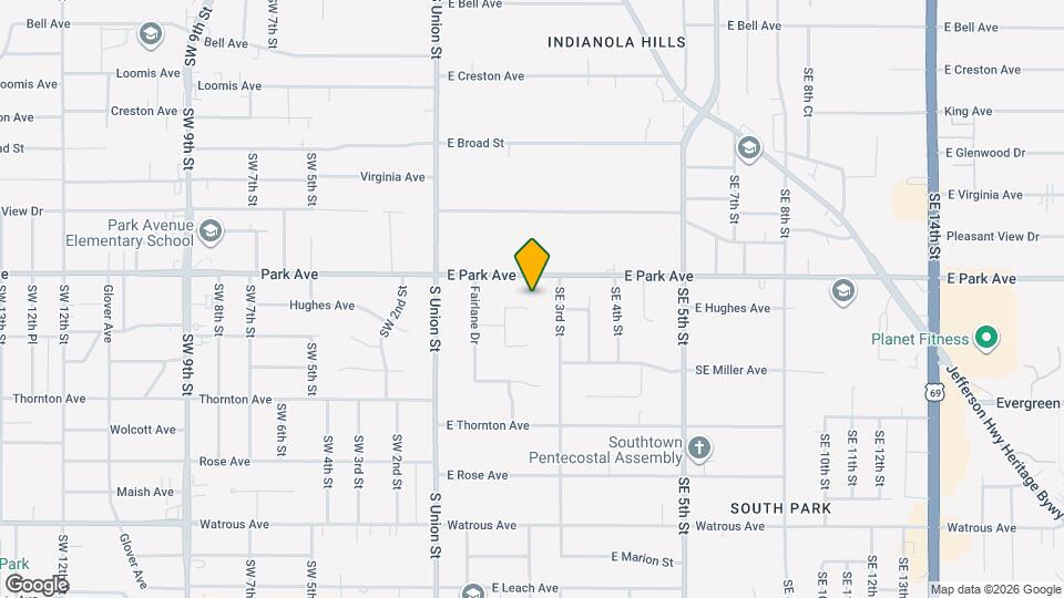 214 E Hughes Cir Map and Location Details