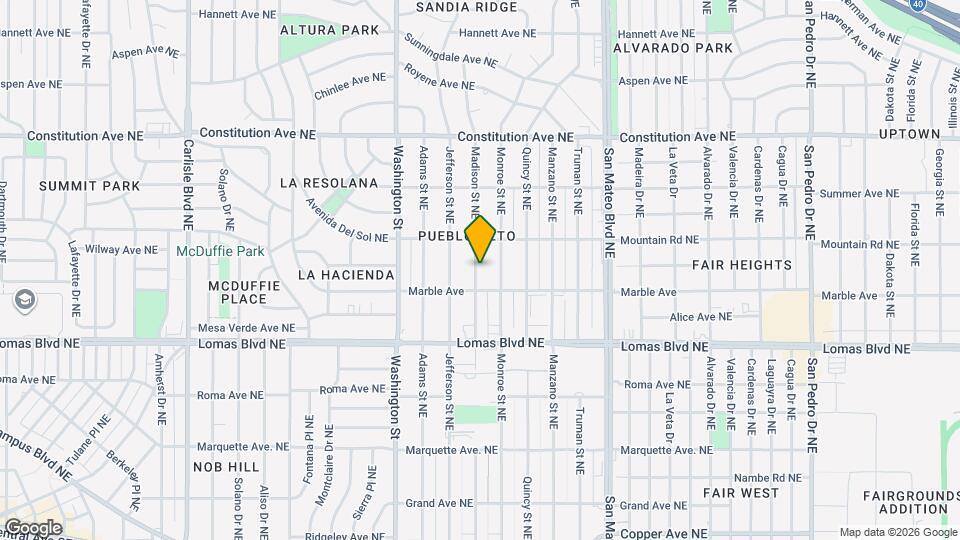 714-714 Madison St NE Map and Location Details