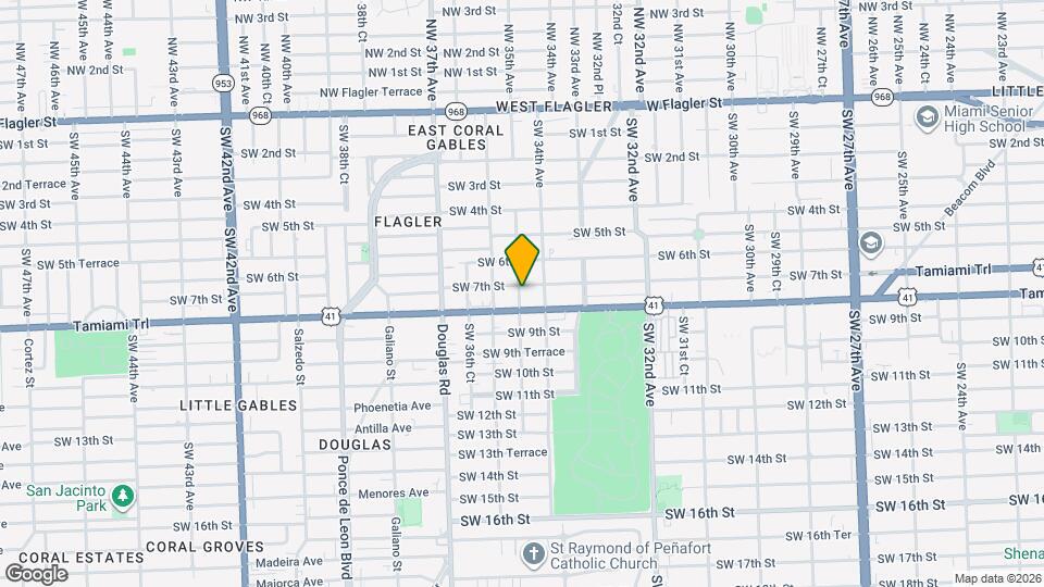 3450 SW 7th St Map and Location Details