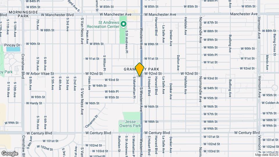 9219-1925 S Western Ave Map and Location Details