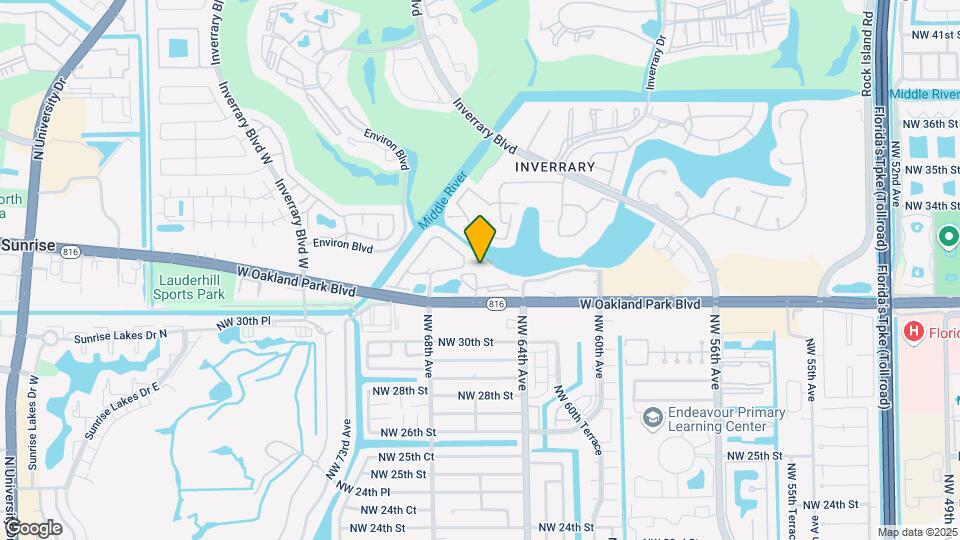 6575 W Oakland Park Blvd Map and Location Details