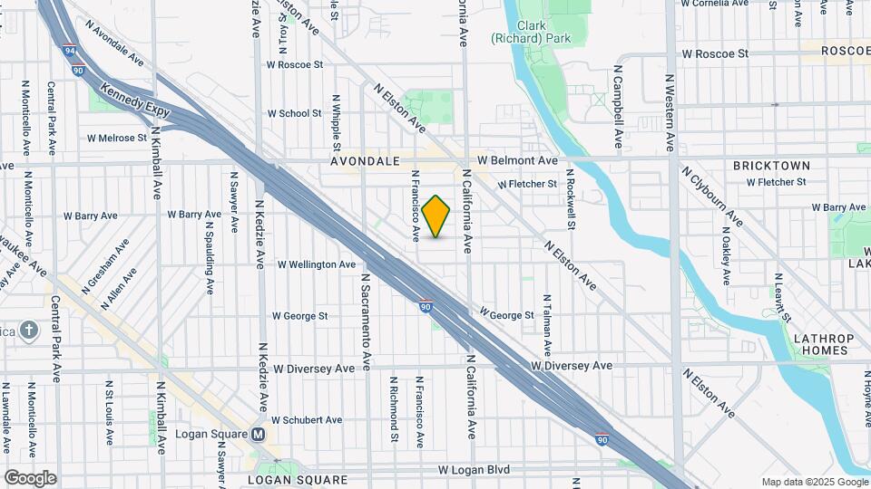 2839 W Nelson St Map and Location Details