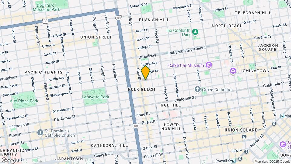1649-1657 Washington St Map and Location Details