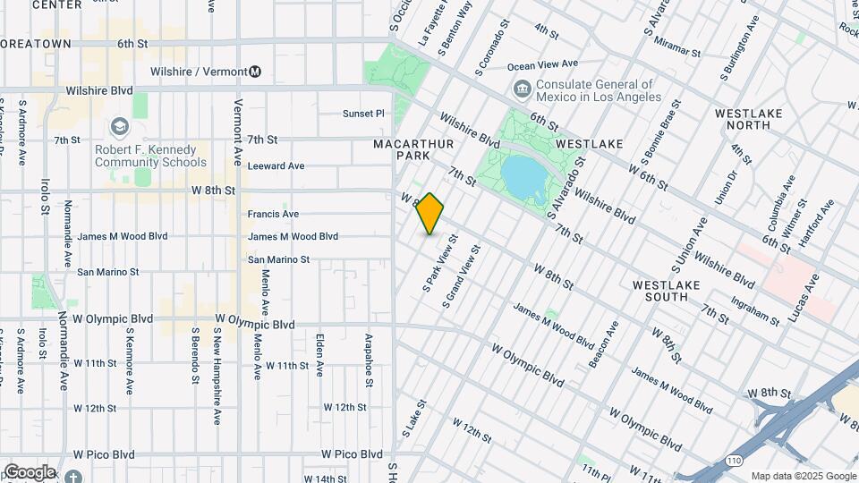 840 S Carondelet St Mapa y Detalles de la Ubicación