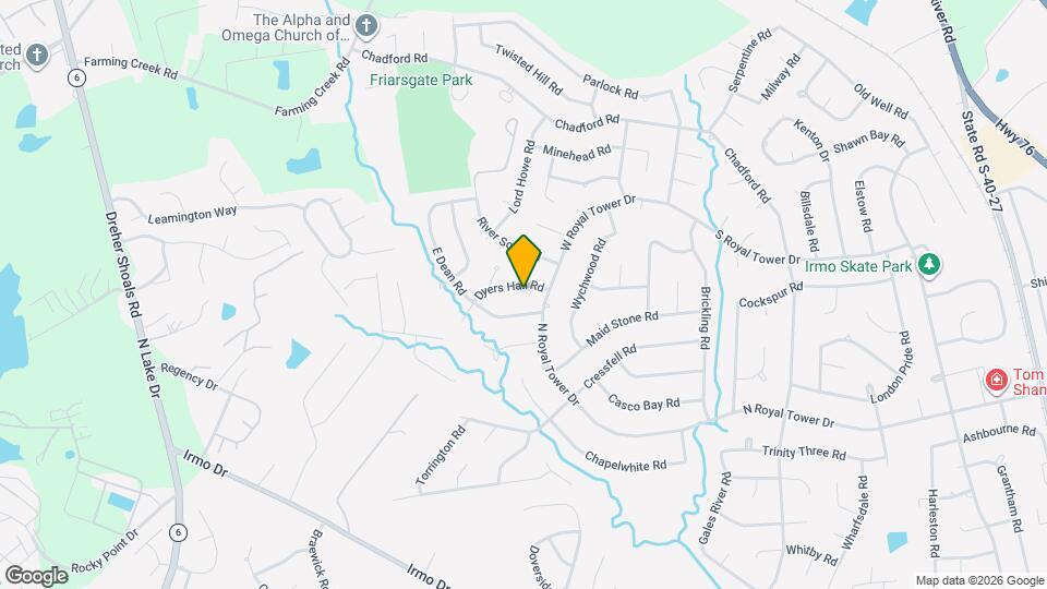 225 Dyers Hall Rd Map and Location Details