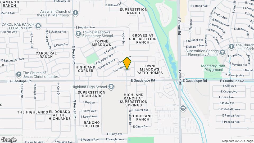 4401 E Scott Ave Mapa y Detalles de la Ubicación