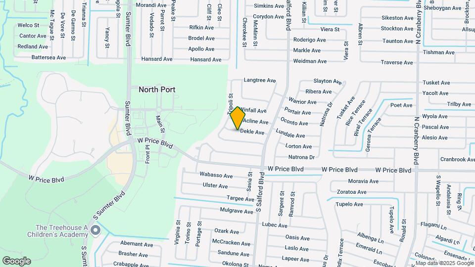 4239 Dekle Ave Map and Location Details