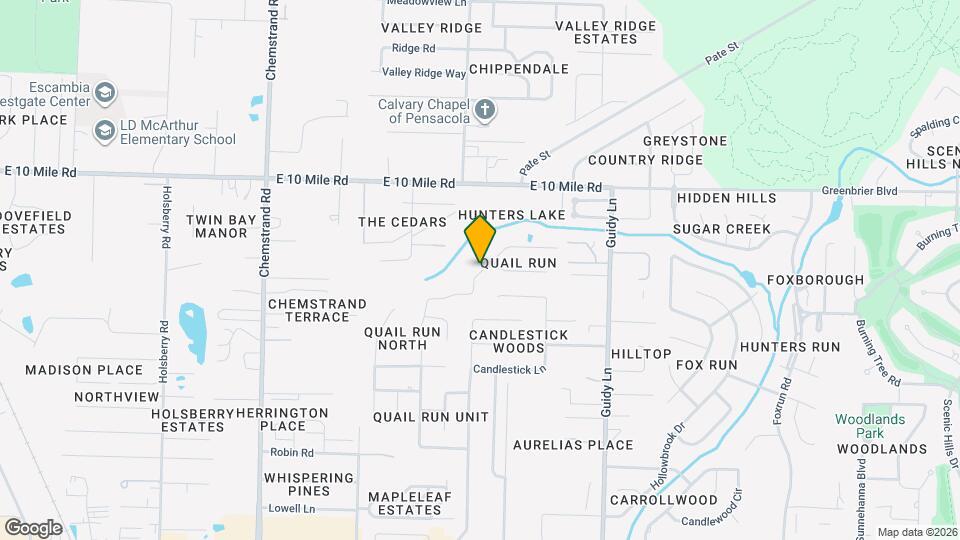 280 Bobwhite Dr Map and Location Details