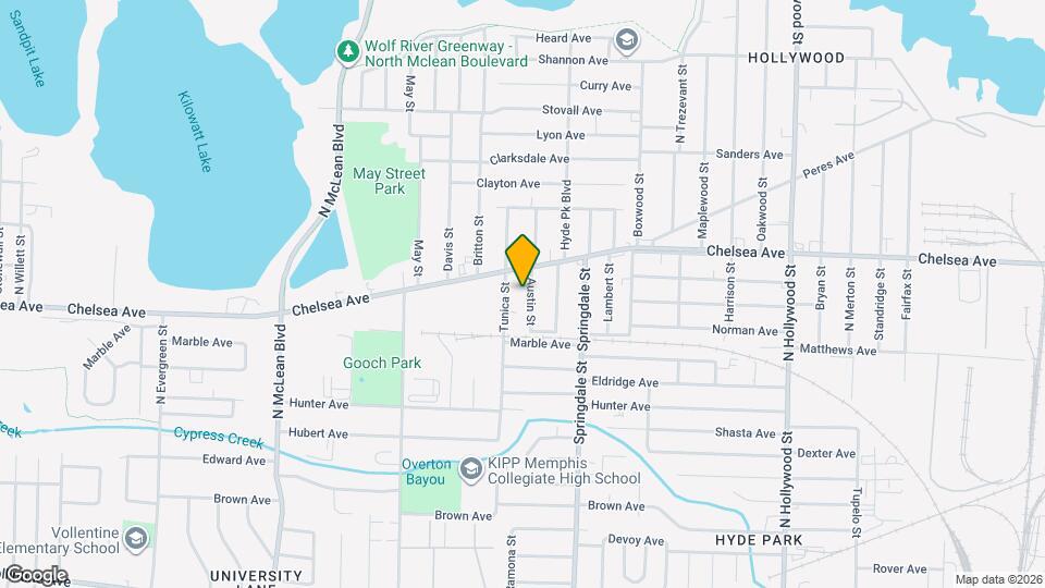 1351 Austin St Map and Location Details