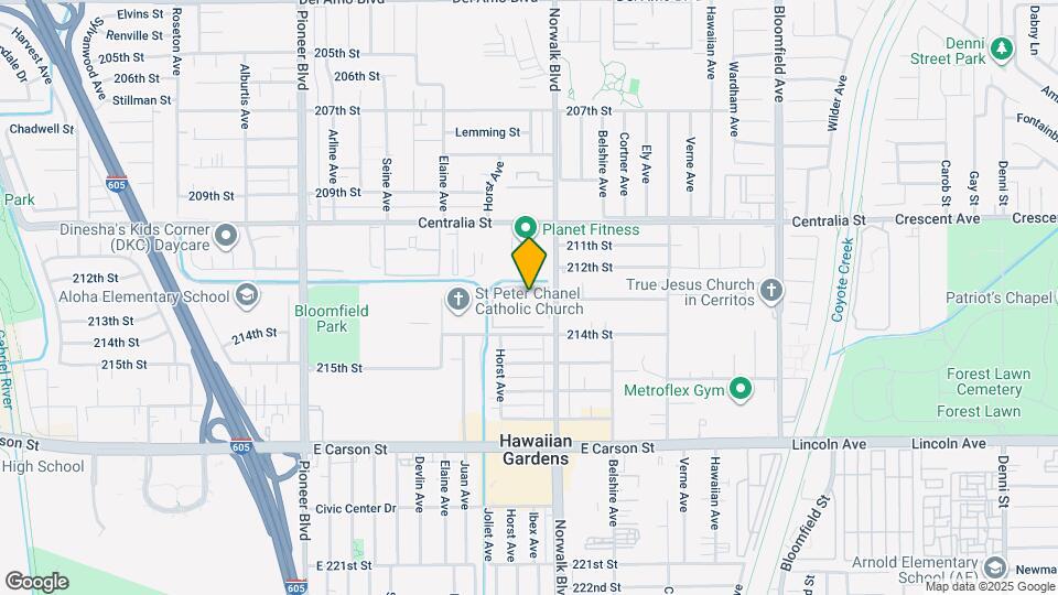 21303 Norwalk Blvd Map and Location Details