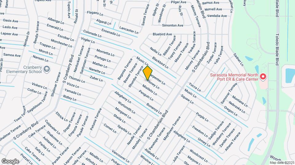 2349 Honey Ln Map and Location Details