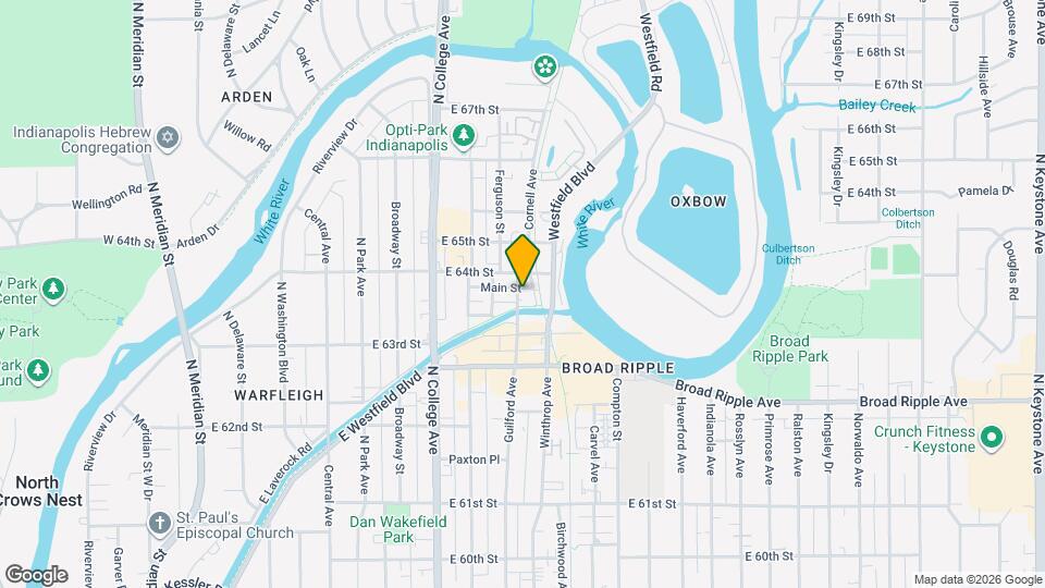 6361 Guilford Ave Map and Location Details