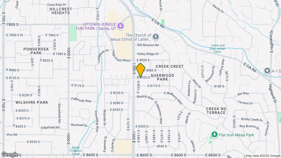 1344 8125 S Map and Location Details